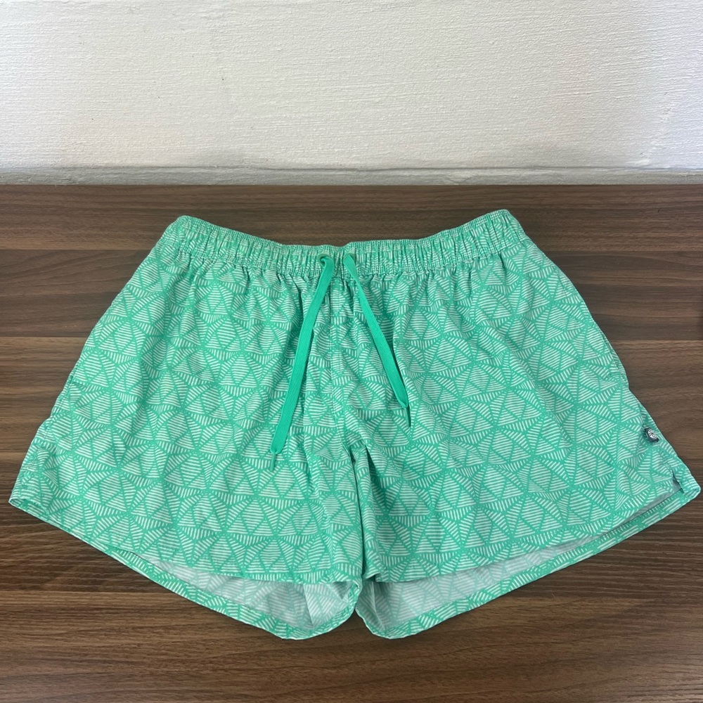 Lauren James Mint Printed Shorts, Medium